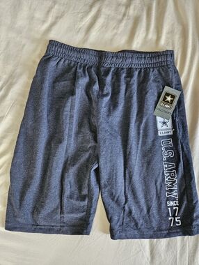 U.S. Army Men's Athletic Lounge Shorts Gray Graphic Since 1775 Size M
